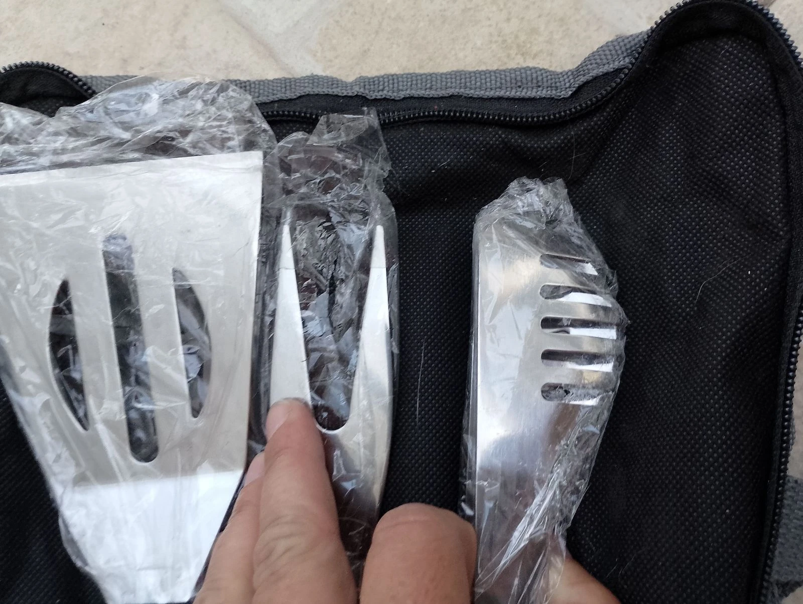 AGRIFA barbecue utensil set with storage case New – photo 6